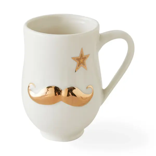 Gilded Mr. and Mrs. Muse Mug