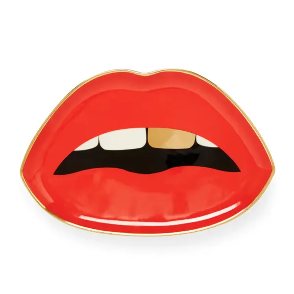 Lips Trinket Tray - Red - 27754 (4)