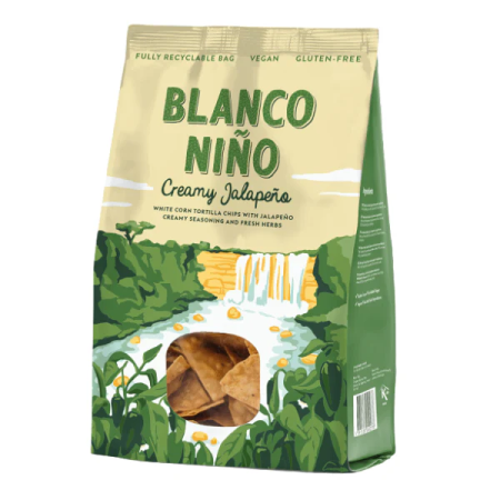 Blanco Niño Creamy Jalapeno Tortilla Chips 170g