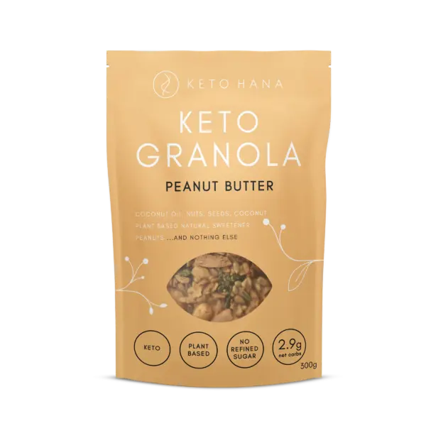 Peanut butter keto granola 300g