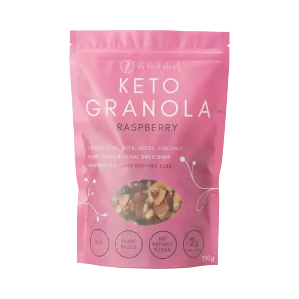 Raspberry keto granola 300g