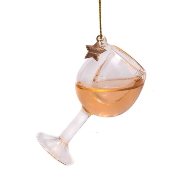Ornament glass rose wine glass