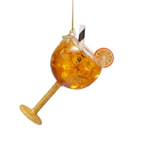 Ornament glass orange spritzer