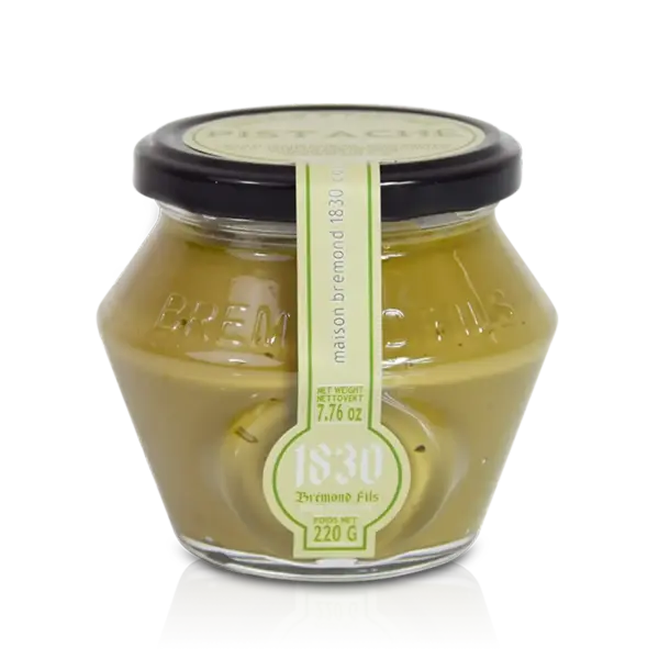 Pistasjkrem med olivenolje og ristede pistasjnøtter 220g