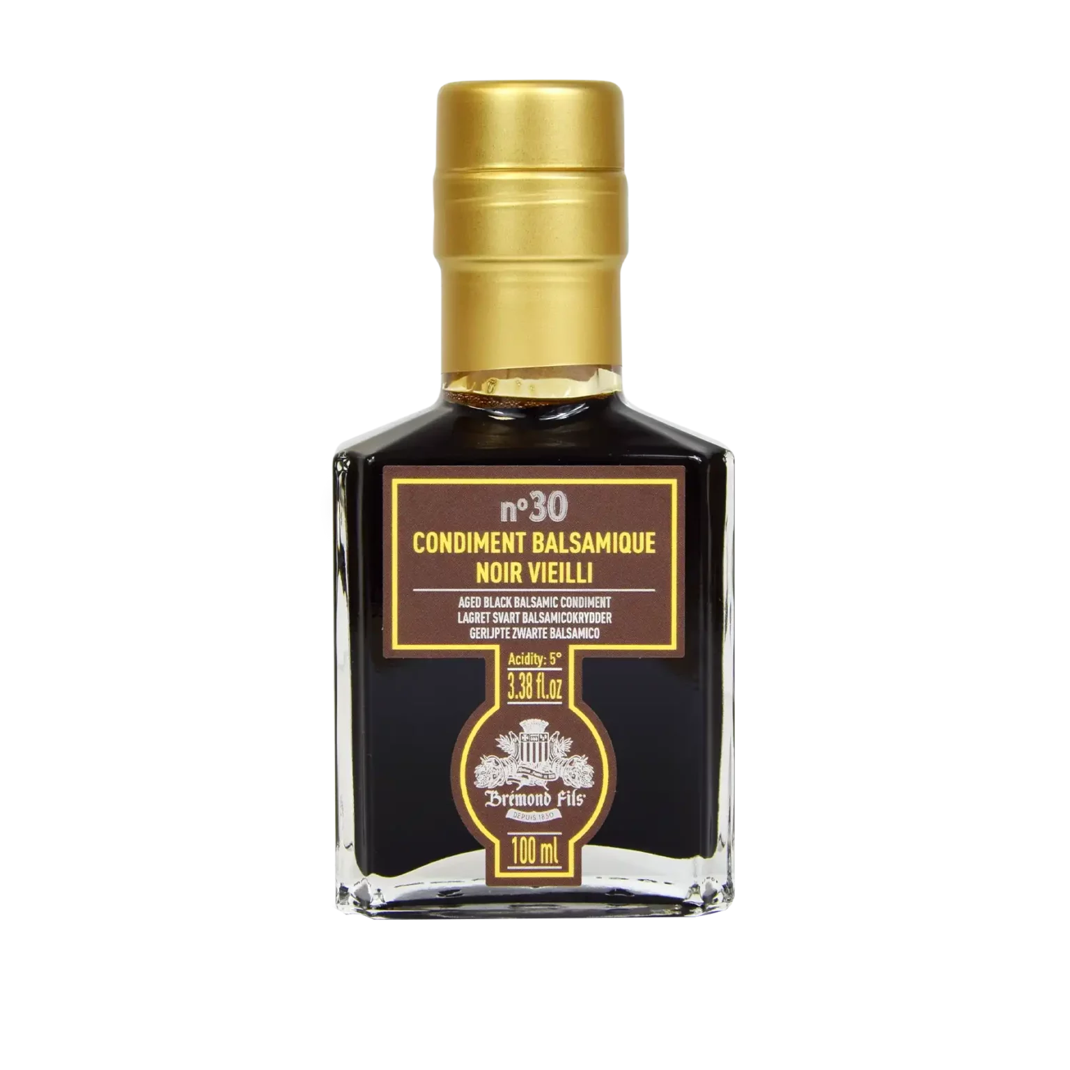 Vellagret svart balsamicoeddik 30 år 100 ml