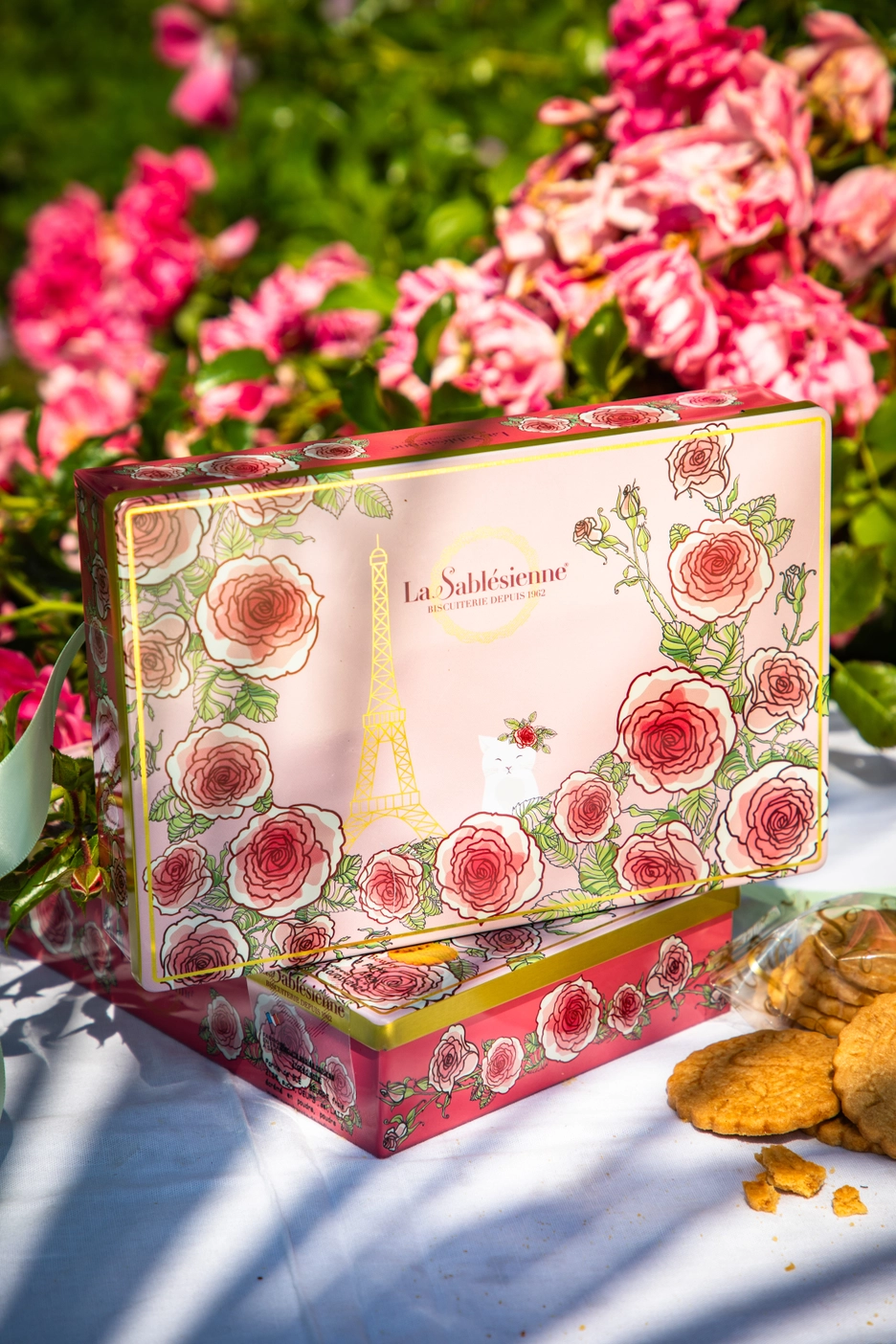 Metallboks 'Un Matin a Paris' vanlig shortbread - Bilde 3