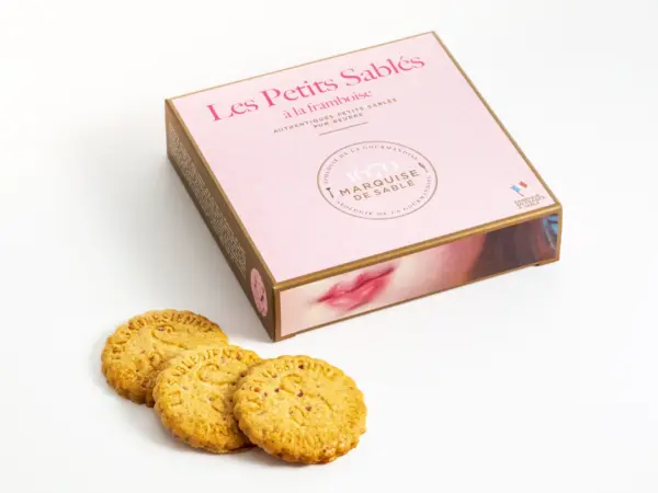 Sable pepites de framboise-raspberry cookies