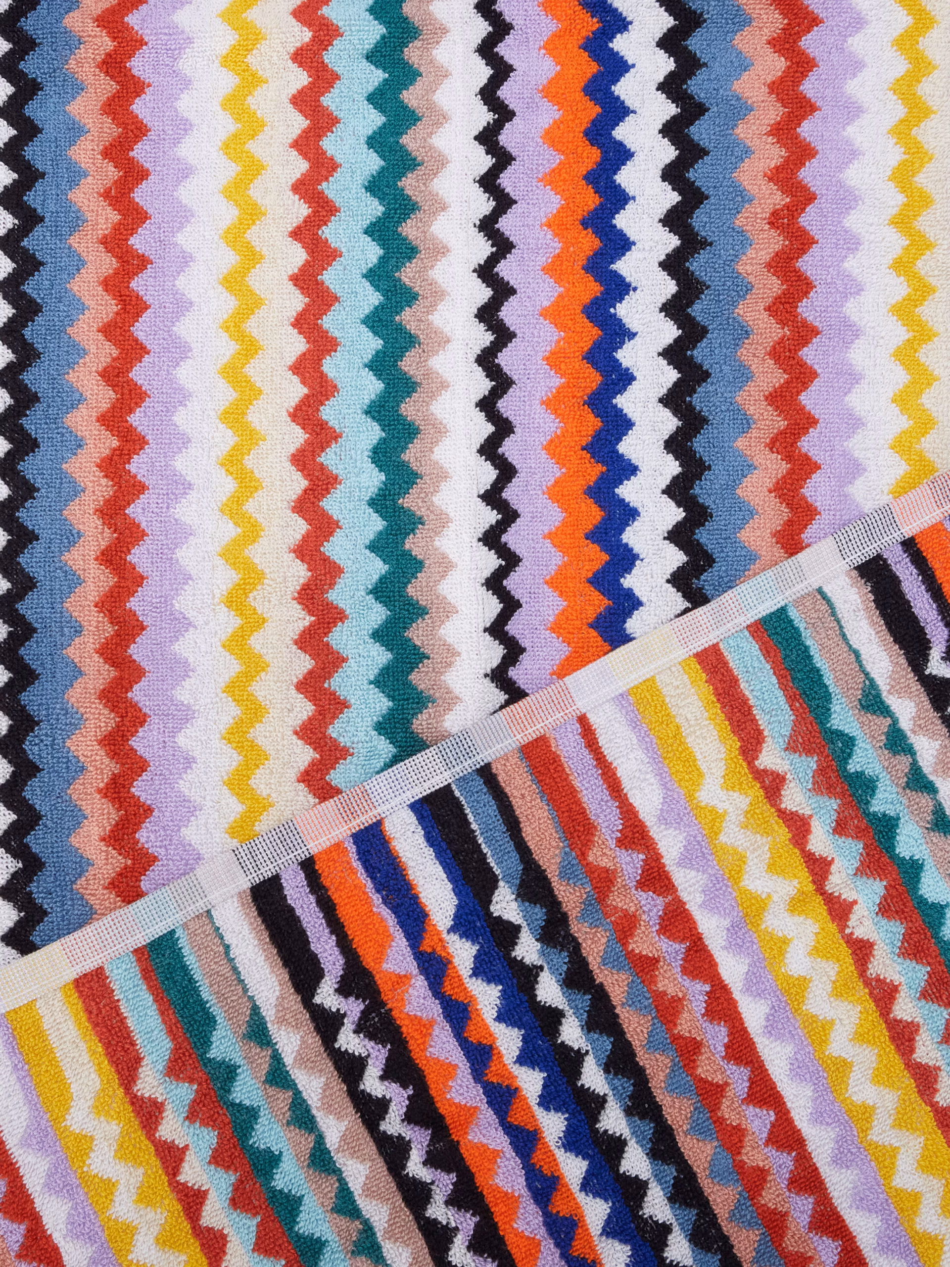 Riverbero bomullsfrotté med sikksakkmønster - Bilde 2