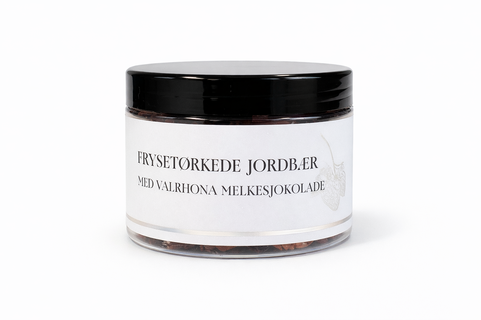 Frysetørkede jordbær med Valrhona melkesjokolade - Bilde 2