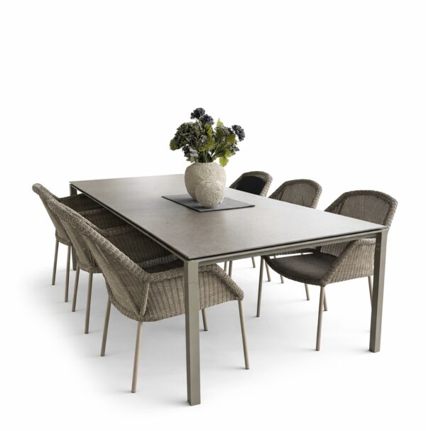 6 x Breeze spisestol + Pure spisebord 280 x 100 cm