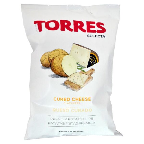 Chips med lagret spansk ost 150g