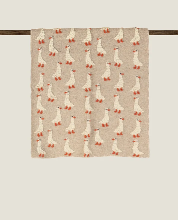 Paperella beige boiled wool 75x100cm