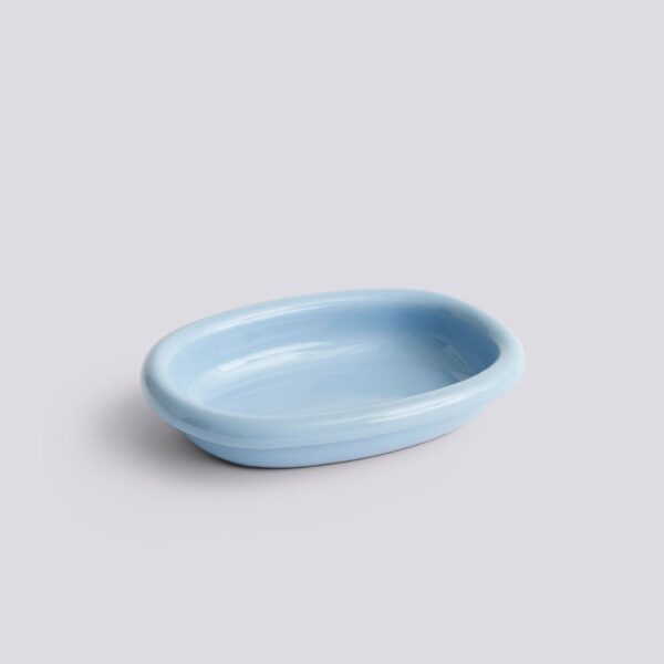 Barro oval dish S light blue