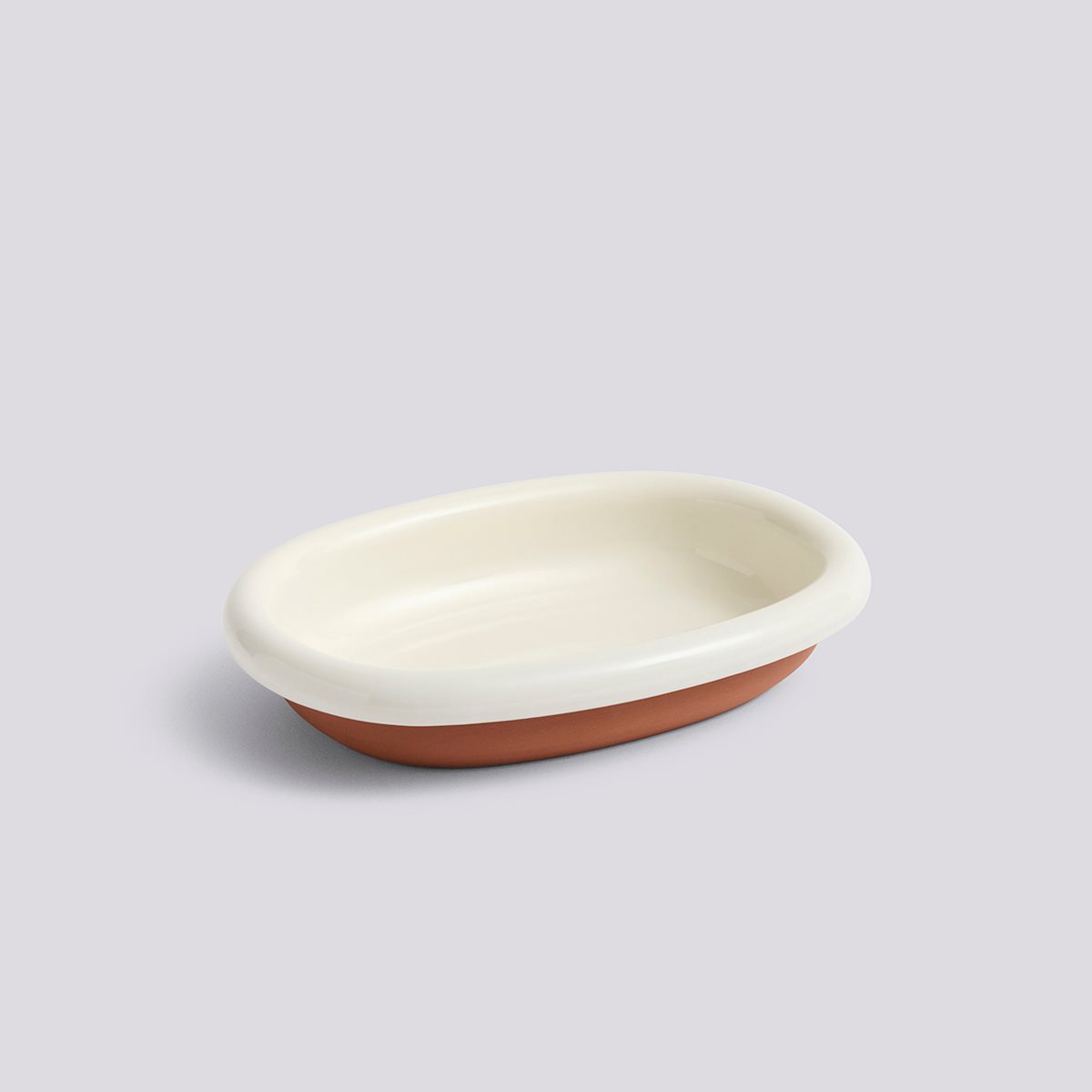 Barro oval dish small off-white